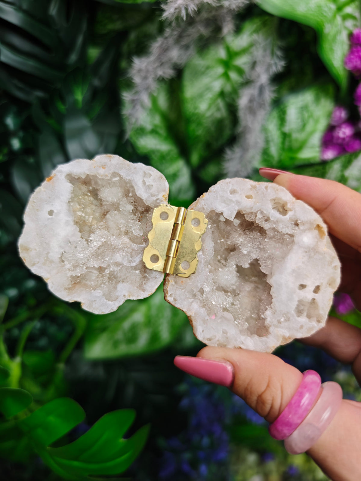 Quartz Geode Ring Box | B