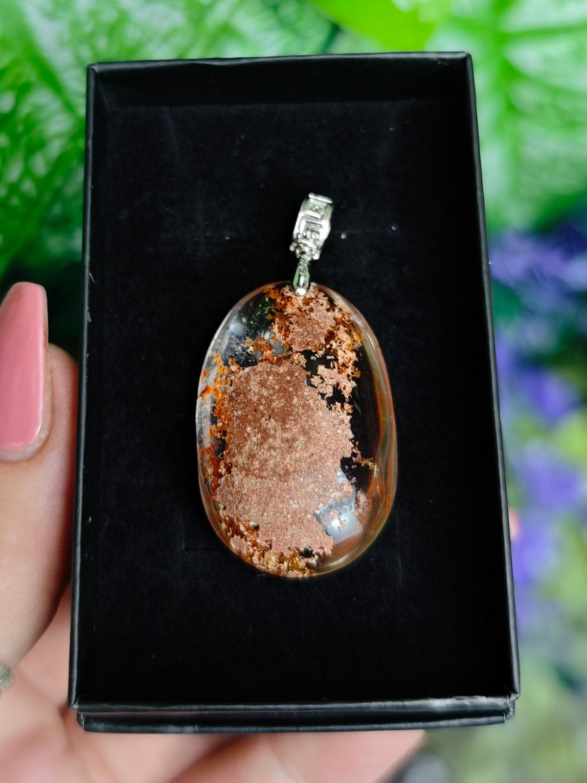 Garden Quartz Sterling Silver Pendant