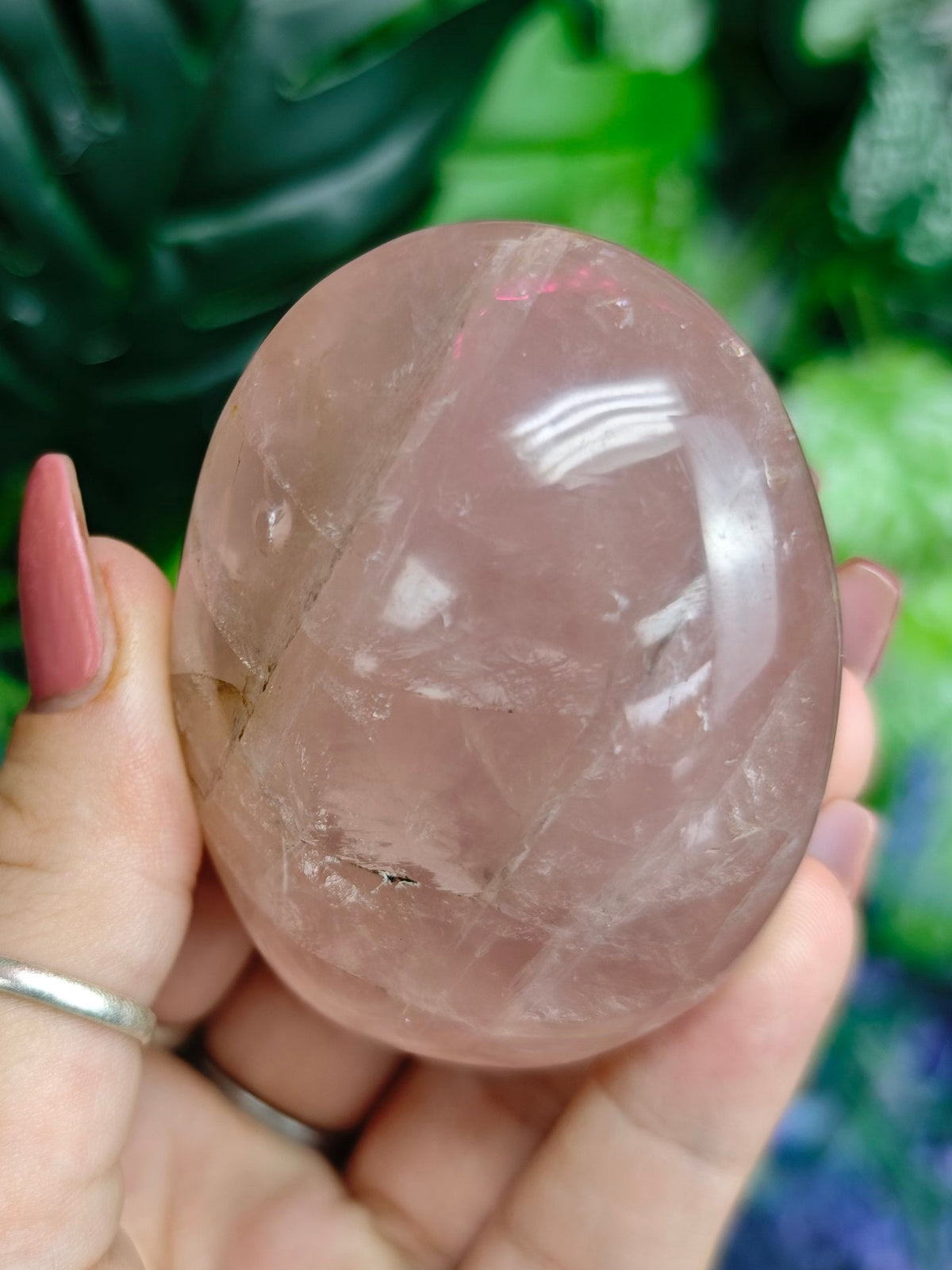 Rose Quartz Palm Stones