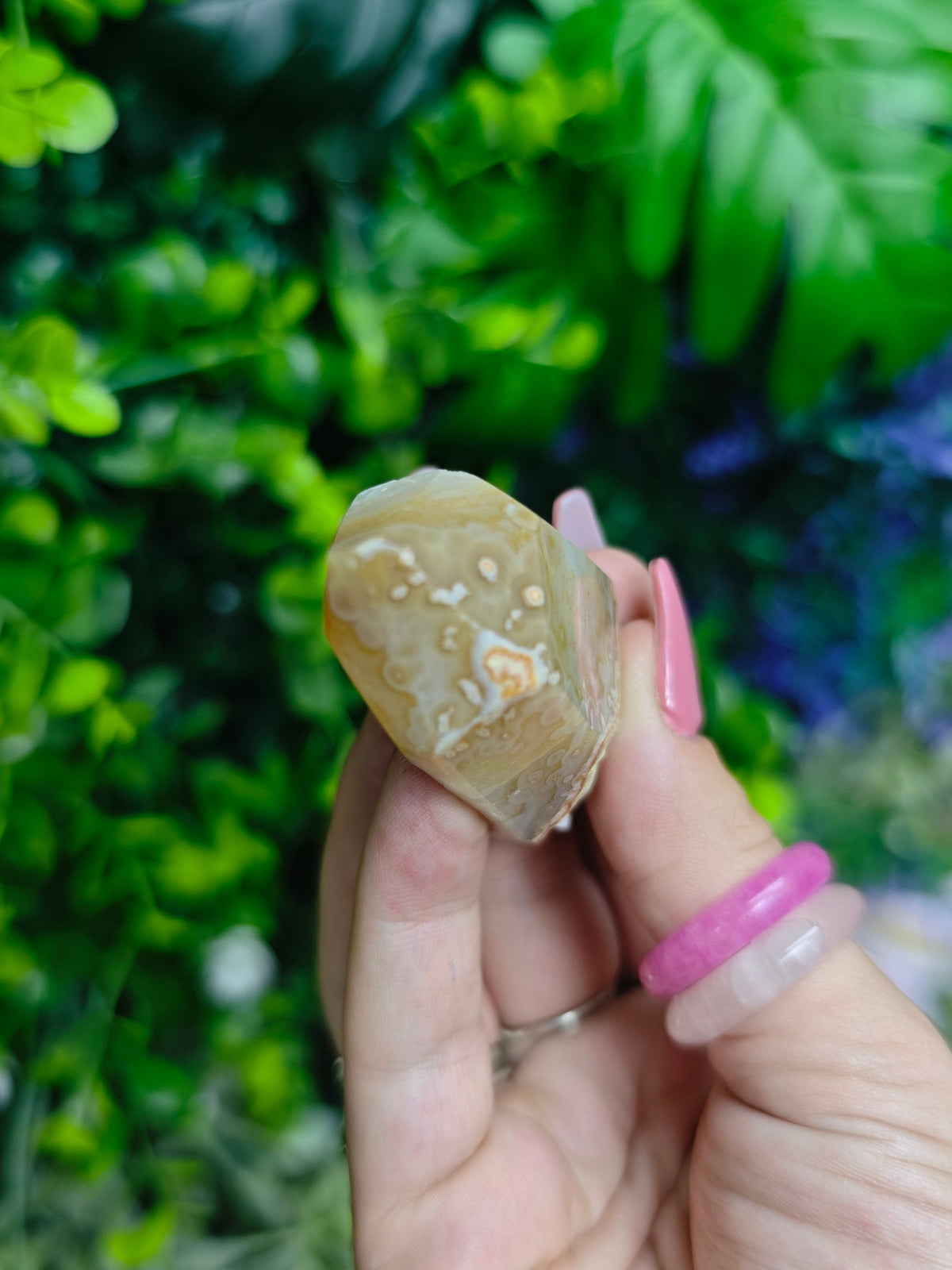 Brazilian Golden Druzy Agate Tower