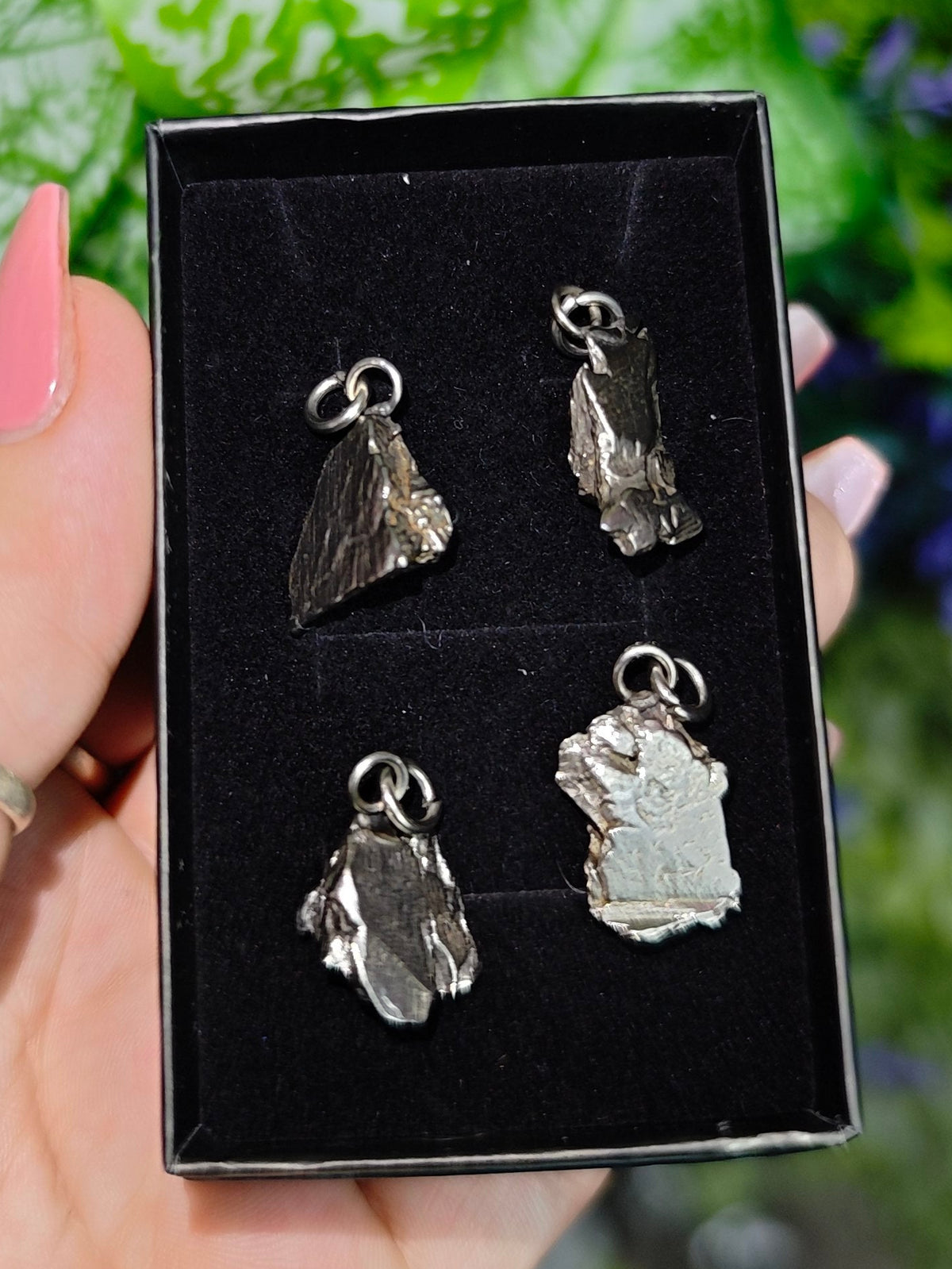Campo Del Cielo Meteorite Sterling Silver Pendant