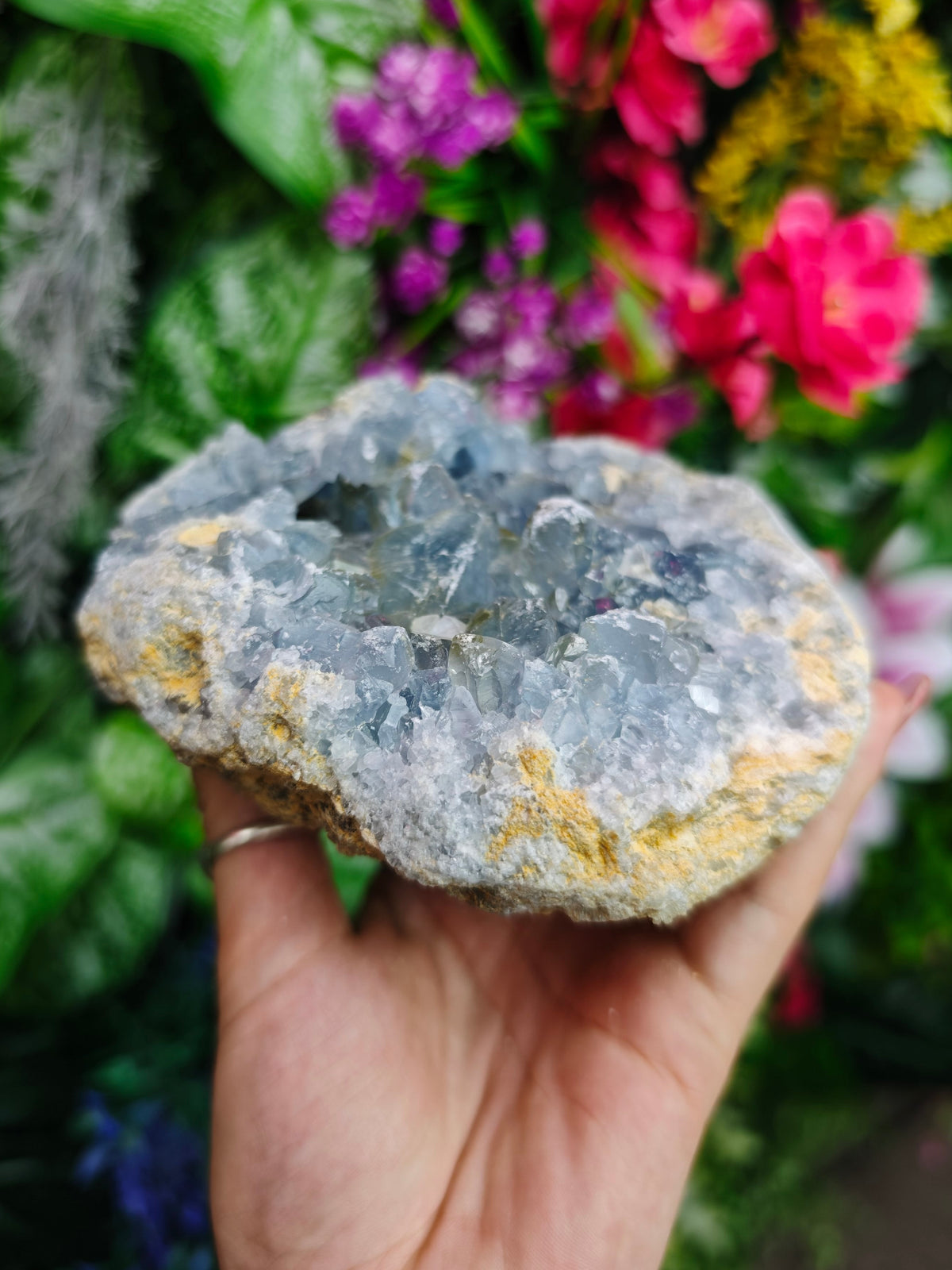 Blue Celestite Raw Stone
