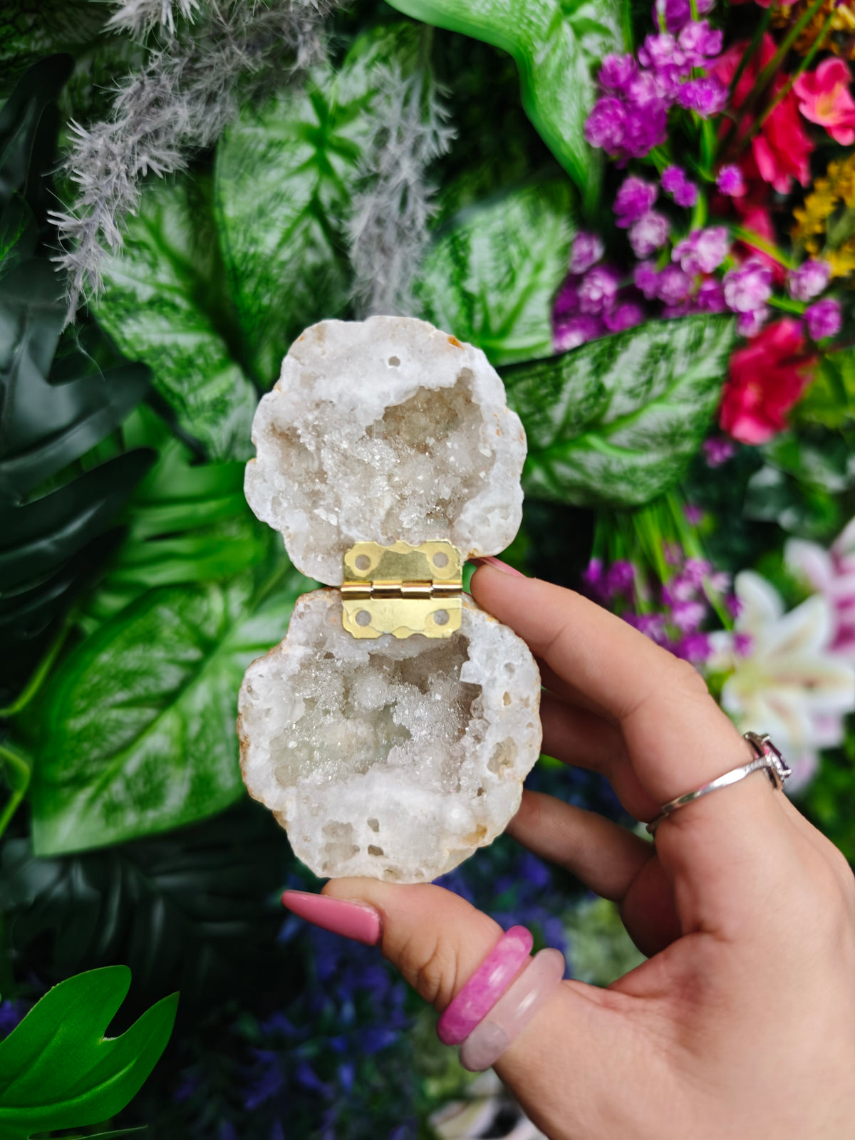 Quartz Geode Ring Box | B