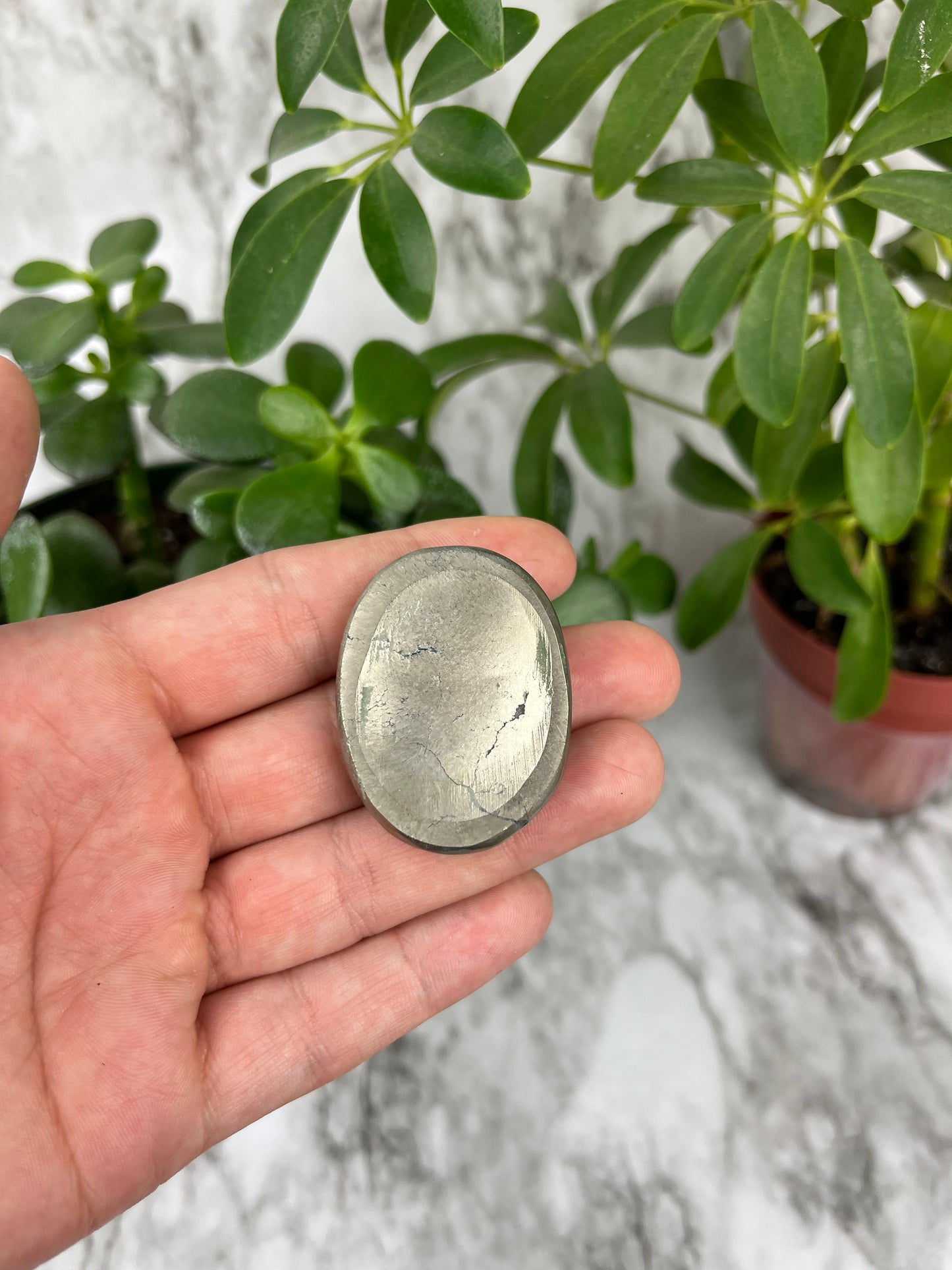 Pyrite Worry Stone