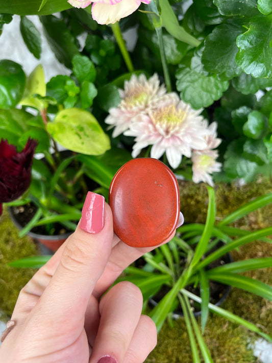 Red Jasper Worry Stone