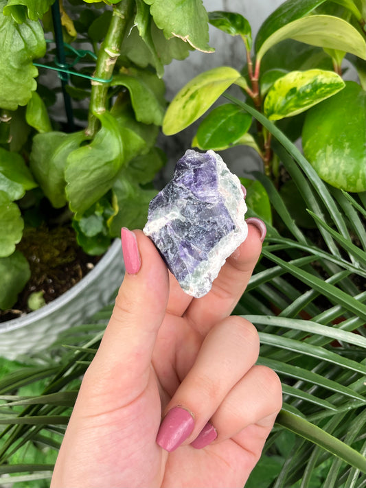 Raw Fluorite